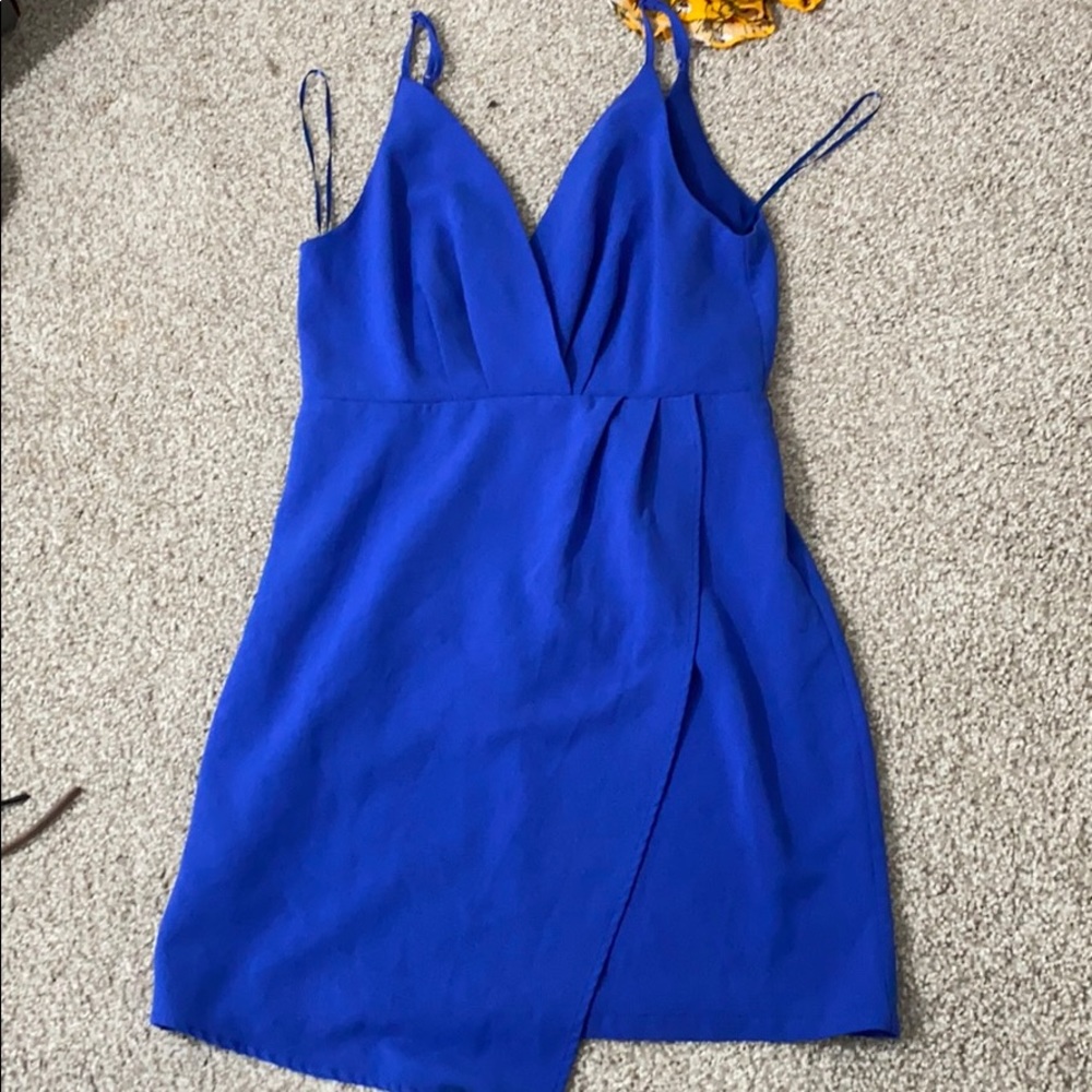 Blue dress